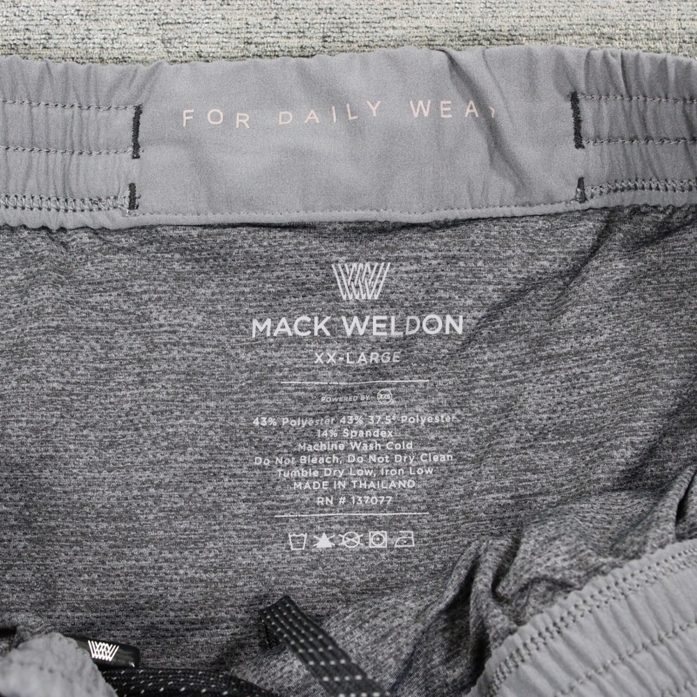 Mack Weldon Stealth Shorts Mens XXL Charcoal Gray Athletic Training Gym Lined - Picture 2 of 10